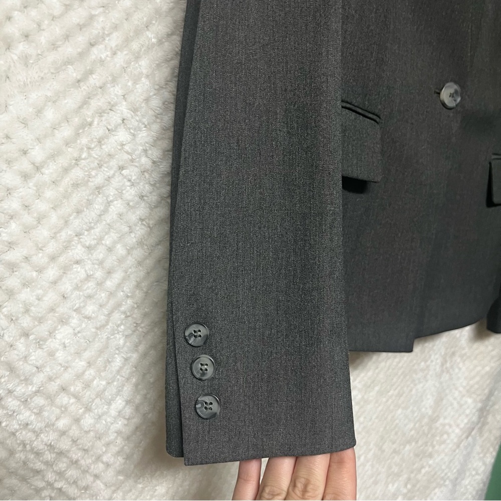 Antonio Melani Womens Blazer Dark Gray Size 8 Career Professional Business Work - Picture 4 of 8